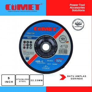 Cumet-Batu Gerinda Inox Grinding Wheel 5inch X 6mm For Stainless Steel