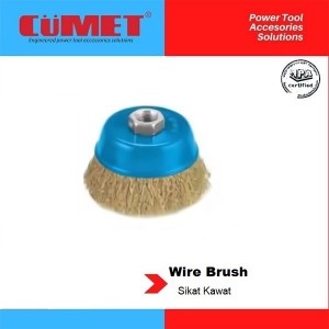 Cumet-Sikat Kawat Mangkok /Crimped Wire Cup Brushes