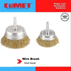 Cumet -Sikat Kawat/Shaft Mounted Cup Brushes
