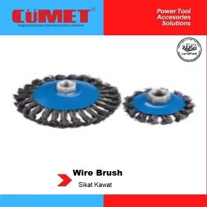 Cumet-Sikat Kawat Piring/Twisted Knot Bevel Brushes