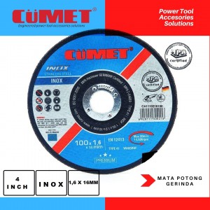 Cumet -Batu Gerinda Inox Cutting Wheel 4inch X 1,6mm For Stainless Steel