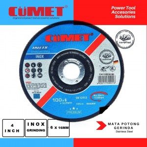 Cumet-Batu Gerinda Inox grinding wheel 4 inch X 6mm For Stainless Steel