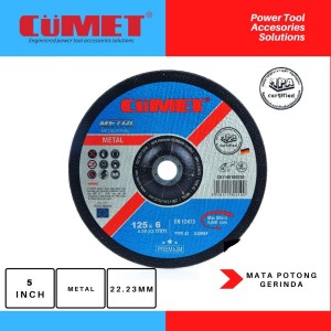 Cumet -Batu Gerinda Metal Grinding Wheel 5 inch X 6mm For Metal