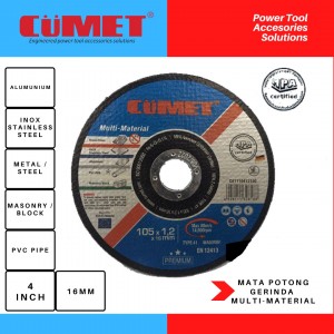 Cumet-Batu Gerinda  Multi Material Cutting Wheel 4 Inch