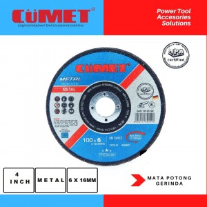 Cumet -Batu Gerinda Metal Grinding Wheel 4 inch x 6mm For Metal